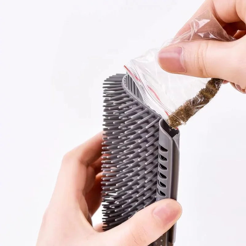Brosse Auto-Toilettage Murale pour Chat — Il se Brosse Tout Seul, Anti-Poils & Massante 🐱