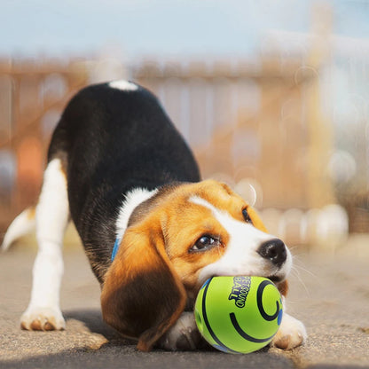 Balle Sonore « Giggle » pour Chien — Sons Rigolos, Sans Pile & Interactive 🔊