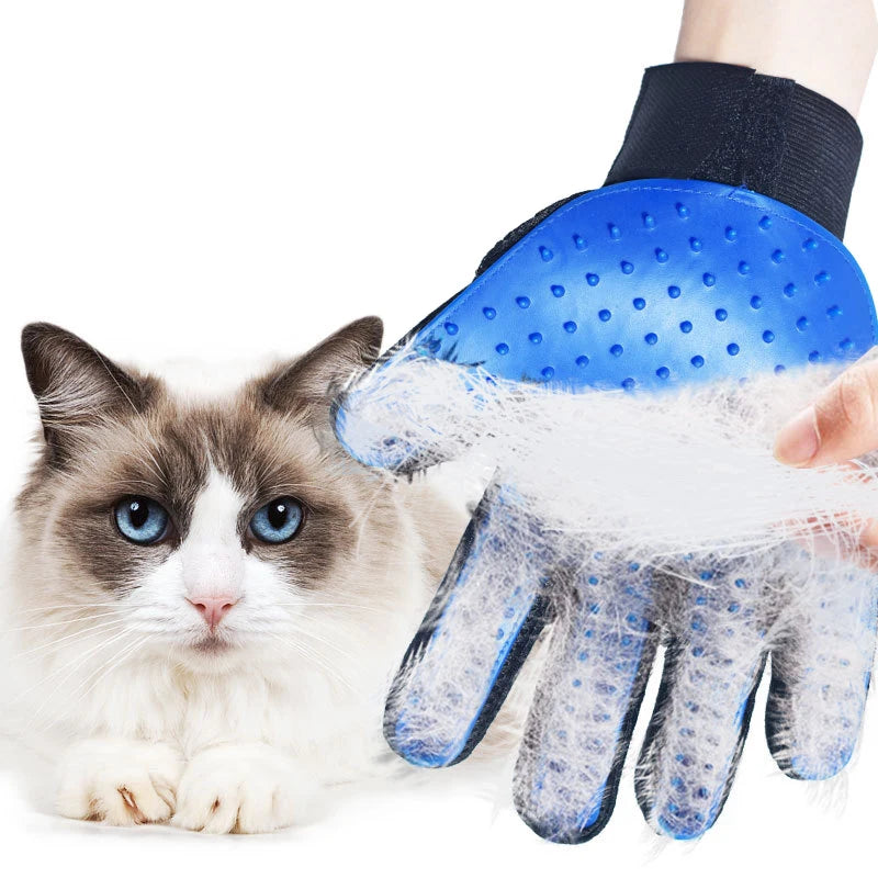 Gant de Toilettage en Silicone pour Chien & Chat — Brosse Massante & Anti-Poils (Lot de 2) 🧤