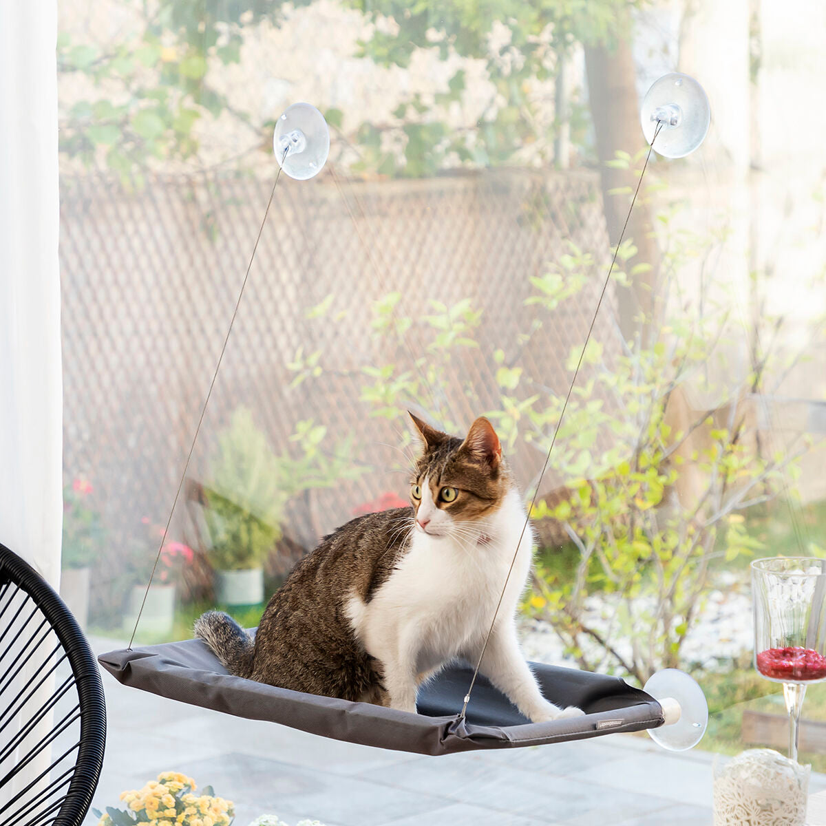 Hamac suspendu pour chat