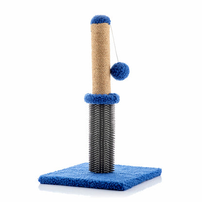 Griffoir et poteau de massage pour chat avec balle