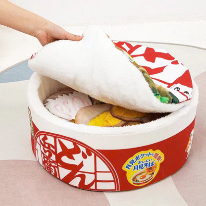 Coussin Lit Ramen pour Chat