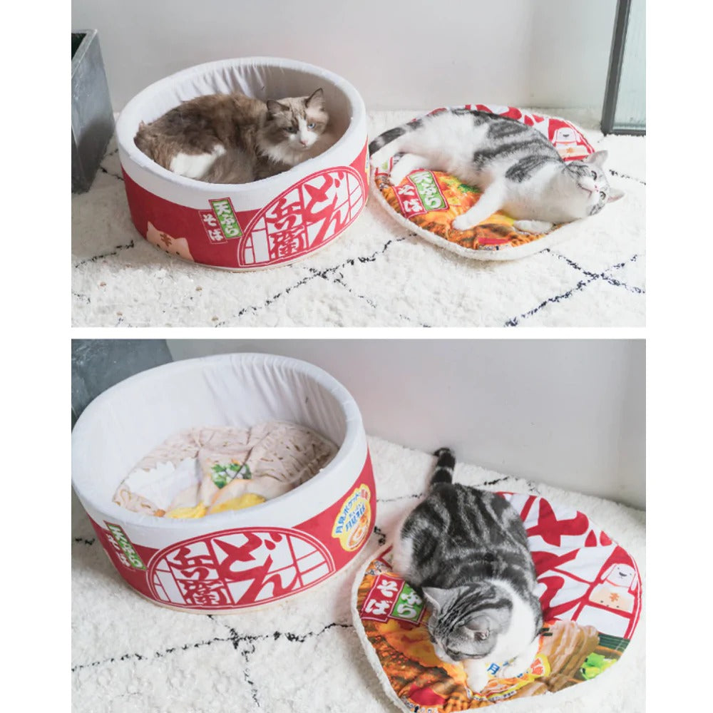 Coussin Lit Ramen pour Chat