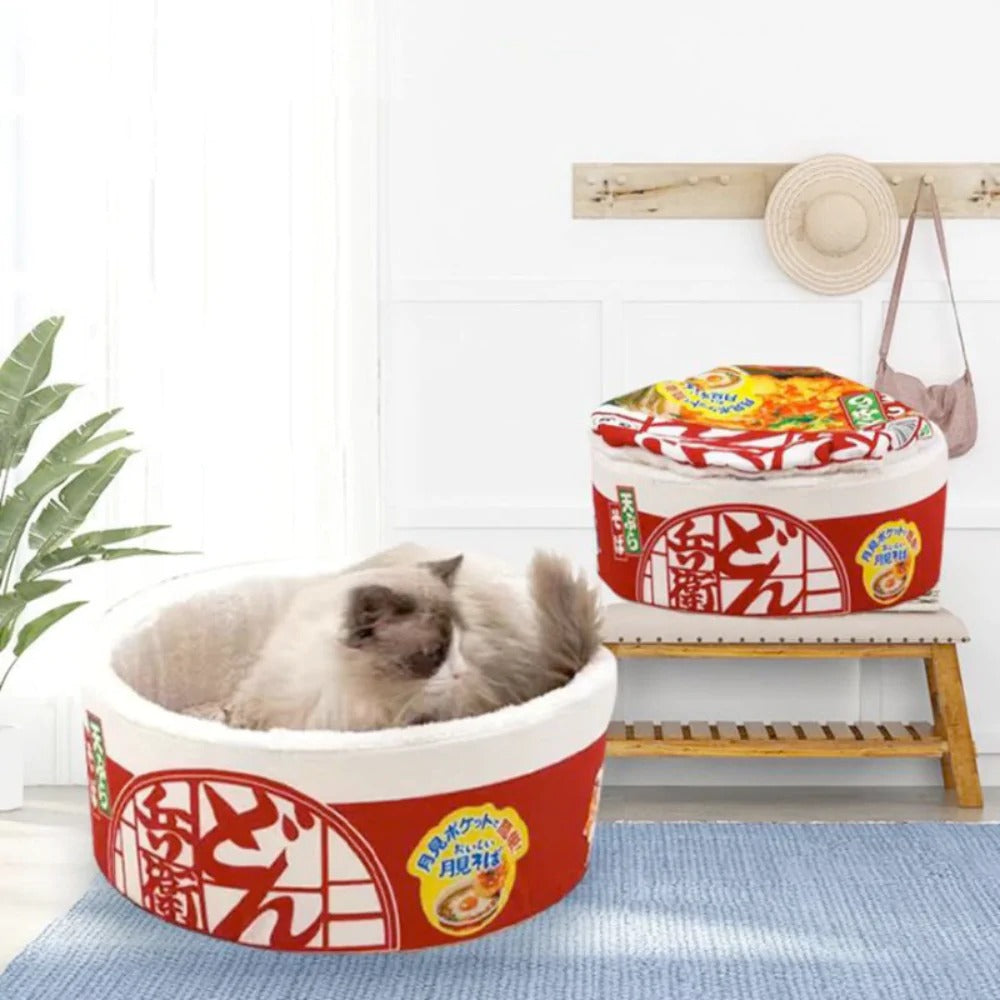 Coussin Lit Ramen pour Chat