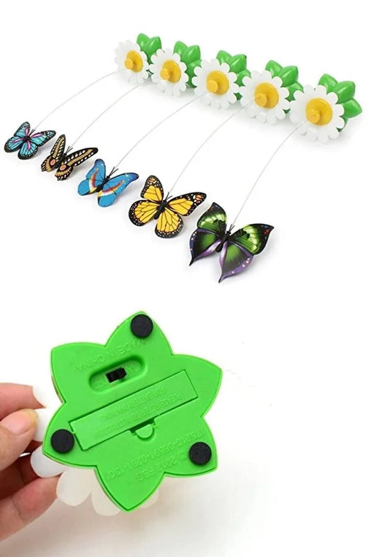 Jouet Interactif Papillon pour Chat — Mouvement Automatique