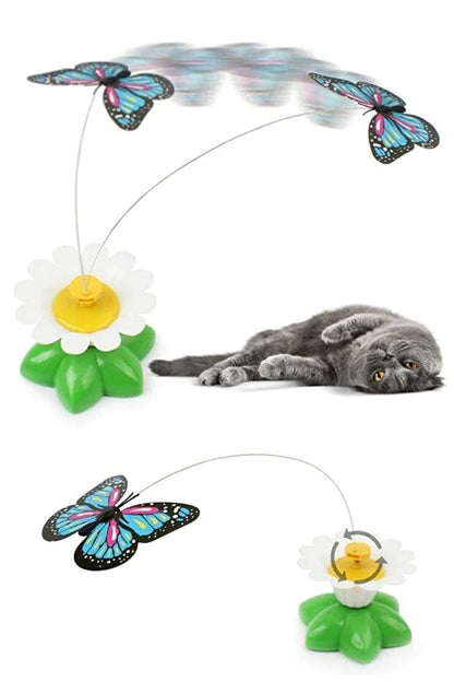 Jouet Interactif Papillon pour Chat — Mouvement Automatique