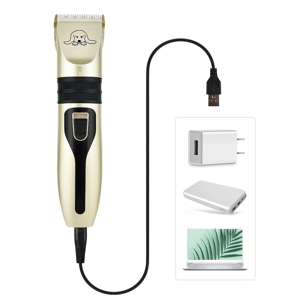 🐾 Titre : Tondeuse Électrique Professionnelle pour Animaux – Silencieuse, Rechargeable & Ultra-Précise