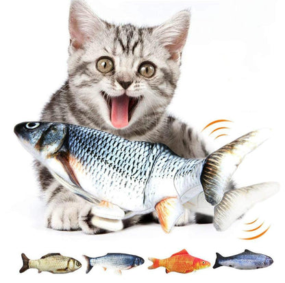 Jouet Poisson Électrique pour Chats