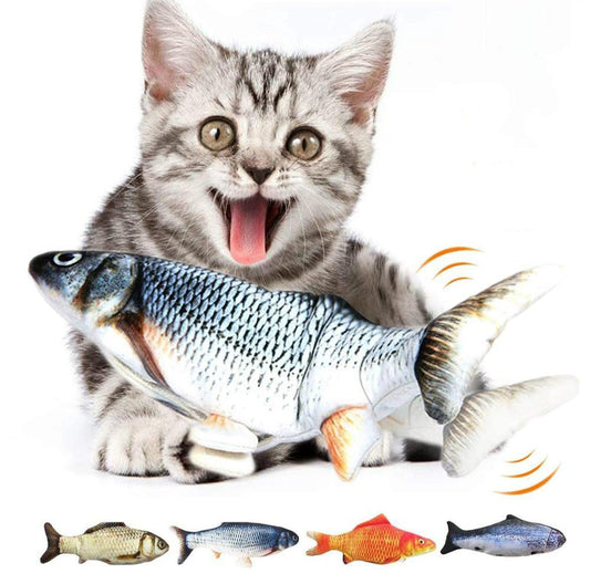 Jouet Poisson Électrique pour Chats